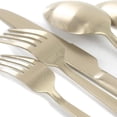 thumbnail image 4 of Gibson Elite Earlston 20 Piece Stainless Steel Flatware Set in Champagne Gold, 4 of 4