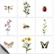 thumbnail image 1 of 18 pegatinas para azulejos con diseño de mariquita, flores, abejas y mariposas, de pared, impermeables, autoadhesivas, 9 estilos, 1 of 9