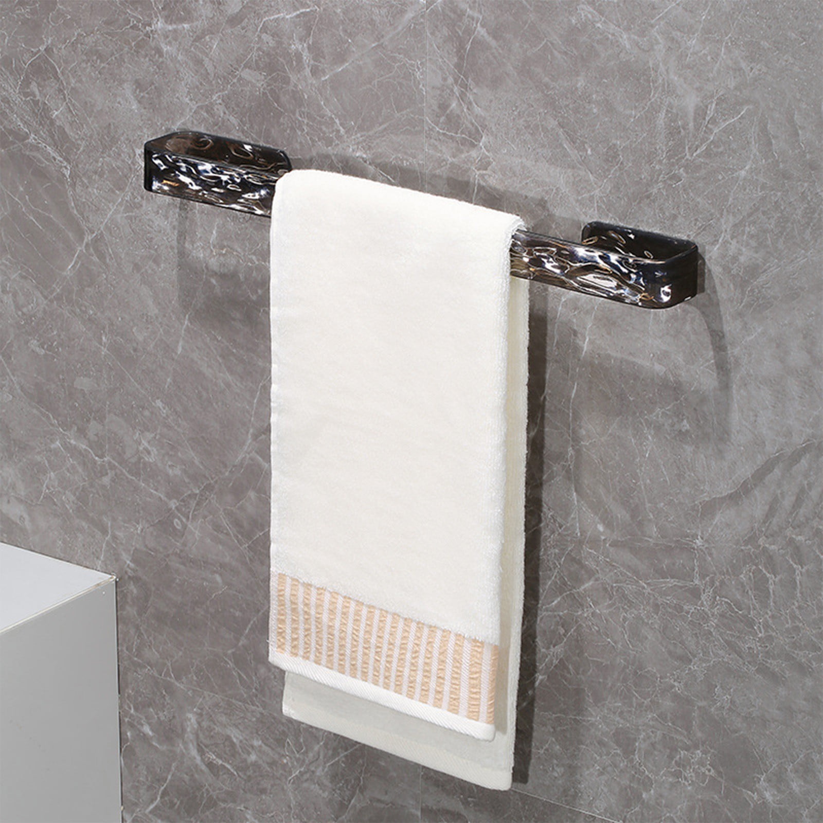 Dvkptbk Bathroom Slippers Rack Shoes Draining Hanging Rack Without Punching Towel Rack Home Wall Hanging