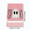 thumbnail image 3 of Hand Towel,Light-Pink Ghost Print Bow Accent Soft Absorbent Decorative Fabric for Bathroom Kitchen Home Decor 23.62x15.75 Inch, 3 of 8