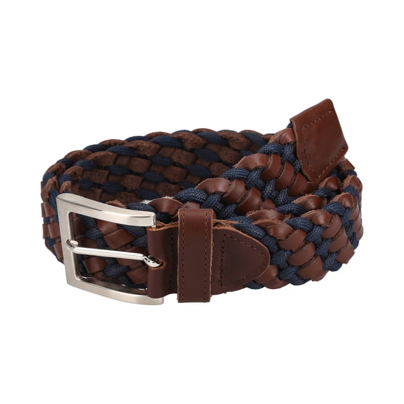 Cinturon algodón y piel Massimi Lorenzo CASUAL