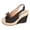 Black, variant on Wedge Sandals for Women Espadrilles Backless Shoes Comfortable Open Toe Bow Slip on Ankle Strap Dressy Summer High Heels Black Size 9