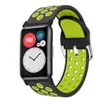 thumbnail image 5 of Bluelans Correa de Reloj de Silicona Hueca de Doble Color Pulsera de Repuesto Compatible con Huawei Watch Fit, 5 of 5