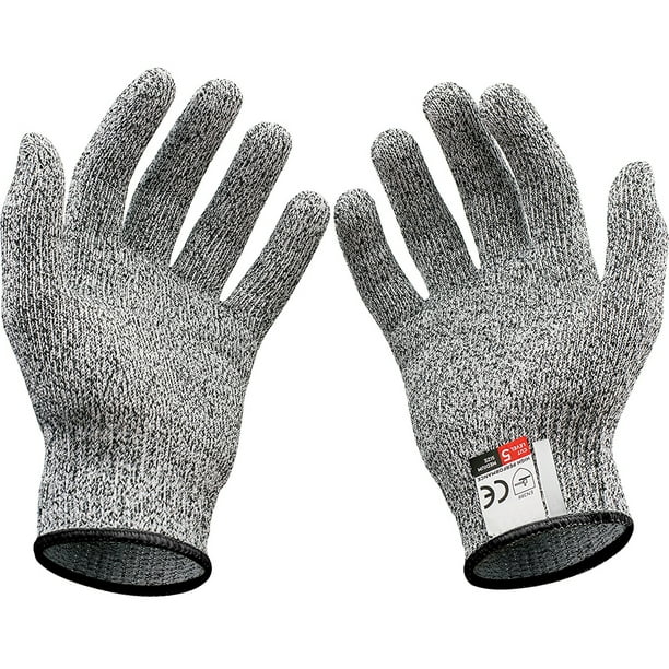 Greswe Safe Cut Resistant Gloves (1 Pair) Food Grade Level 5 Protection, Safety Cutting Gloves For Kitchen, Mandolin Slicing, Fish Fillet, Oyster Shuc