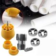 thumbnail image 1 of Feltree Drill PVC Thread Maker Tool Plastic Pipe Tap Die Set Pipe Threader Kit with 3 Dies Pipe Threader Plumbing Tool for Cutting Pipe Threader, 1 of 8