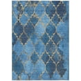 thumbnail image 2 of Addison Rugs Chantille Indoor/Outdoor Transitional Damask Blue Machine Washable Rectangle Rug, 10' x 14', 2 of 7