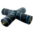 thumbnail image 1 of Túneles para gatos de interior, túnel de juguete plegable para gatos, pelota con campana para que jueguen los cachorros, gatitos y conejos, 1 of 7