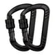 thumbnail image 4 of Mosquetón de bloqueo con clip para llavero, accesorio para llavero, resistente, multifunción. Negro, 4 of 9