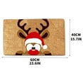 thumbnail image 4 of Christmas Front Door Carpet Festive Winter Snowman Doormat It's Cold Outside Durable Coir Welcome Mat for Home Entryway Decor Christmas Decorations, 4 of 4