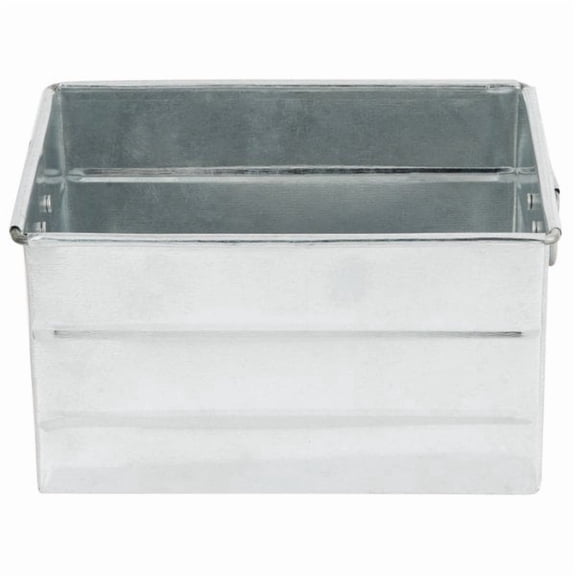 American Metalcraft MTUB7 7" x 5 3/4" x 4" Galvanized Steel Condiment Caddy