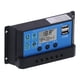 thumbnail image 2 of Controlador de carga solar PWM MOSFET de 2 puertos para gestión de baterías de 3 etapas, 30 A, 12 V/24 V, para paneles solares, 2 of 8