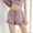 Purple, variant on uublik Womens Shorts Cargo Summer Comfy Elastic Waist Drawstring Casual Shorts with Pockets, Purple