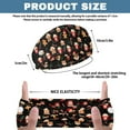 thumbnail image 7 of Jiueut Christmas Nurse Button Headband Gingerbread Man Nursing Headbands with Buttons for Mask Sports Headbands for Women Thin Wide Headbands for Girls Non Slip, 7 of 7