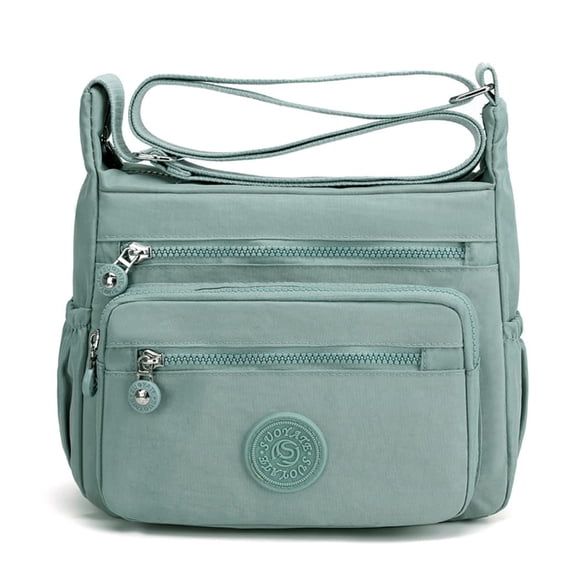 Pealwel Bolso de hombro para mujer, espacioso, con múltiples bolsillos, bolso cruzado para mujer, bolso con asa superior