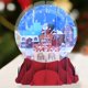 thumbnail image 5 of Tarjetas de Navidad 3D Pop Up Globo de Nieve Tarjetas de Felicitación Únicas Divertidas Postales, Rojo Feliz Sencillez, 5 of 5