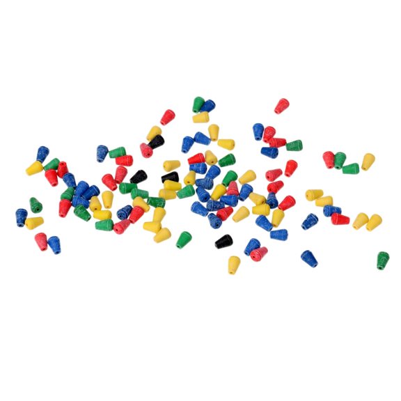 100Pcs Buffer Beads Soft Rubber Shock Beads Carp Fishing Tackle Sleeves Rigs - Cone, M