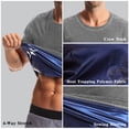 thumbnail image 4 of Kiwi Rata Sauna Shirt for Men Sweat Sauna Suit for Gym Exercise Compression Shirt Workout Shapewear, 4 of 6