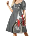 thumbnail image 2 of Vestido sin mangas Triciclo con diente de león Vestido mujer vestidos para mujer vestidos elegantes para mujer Vestido, 2 of 7