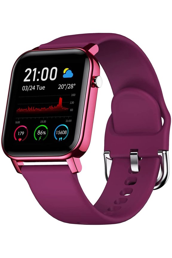 Smart Watch for Android and iOS Phone with 1.4" Touch Screen, Activity Fitness Tracker Heart Rate Sleep Monitor, 5ATM Waterproof Pedometer Smartwatch Step Counter for Women and Men