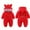 Red, variant on Fleece Jumpsuit Baby Winter Clothes Infant Thick Plush Cute Hooded Warm Rompers Boy Long Sleeve Onesies Girl, Blue, 3 Months