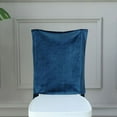 thumbnail image 4 of BalsaCircle Navy Blue Soft Velvet Chiavari Dining Chair Back Slipcover Wedding Party Events Home Decorations Supplies, 4 of 8