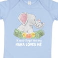 thumbnail image 4 of Inktastic I'll Never Forget That My Nana Loves Me with Cute Elephants Boys or Girls Baby Bodysuit, 4 of 5