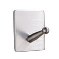 thumbnail image 3 of Gancho adhesivo creativo de metal para baño o cocina, de acero inoxidable negro, para colgar en la pared trasera de la puerta, sin perforaciones, 3 of 3