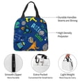 thumbnail image 4 of Easygdp Dinosaur In Space Bolsa Térmica Premium - Tela Oxford Impermeable, Gran Capacidad, Bolsillo Frontal, Unisex para Trabajo, Escuela, Actividades al Aire Libre y Picnics, 4 of 8
