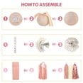 thumbnail image 4 of Decoraciones para baby shower Amandir Dusty Pink Girl +suministros, 4 of 7