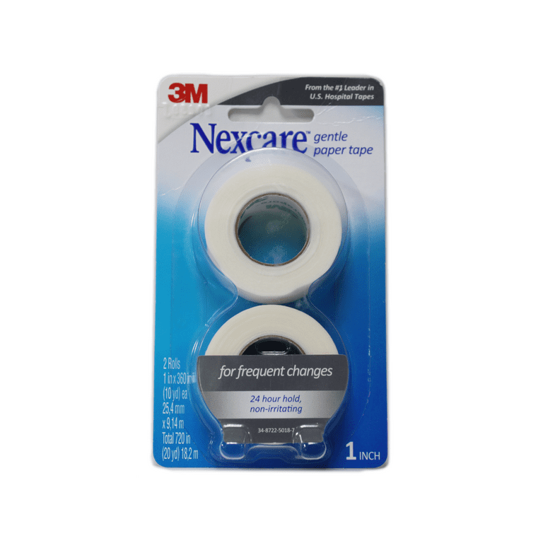 Nexcare Gentle Paper Tape for Frequent Changes, 2 Ea, 6 Pack