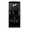 thumbnail image 3 of Scott 9021 Essential 6 in. x 6.6 in. x 13.6 in. Plastic Tissue Dispenser - Smoke (1/Carton), 3 of 4