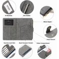 thumbnail image 3 of JUYGO Passport and Card Holder for Women RFID Blocking Card Case Slim Travel Wallet Change Purse with Vaccine Card Slot, 3 of 6
