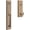 Black, variant on Baldwin 85342033ENTR Tremont Full Plate Single Cylinder Keyed Entry Handleset - Brass