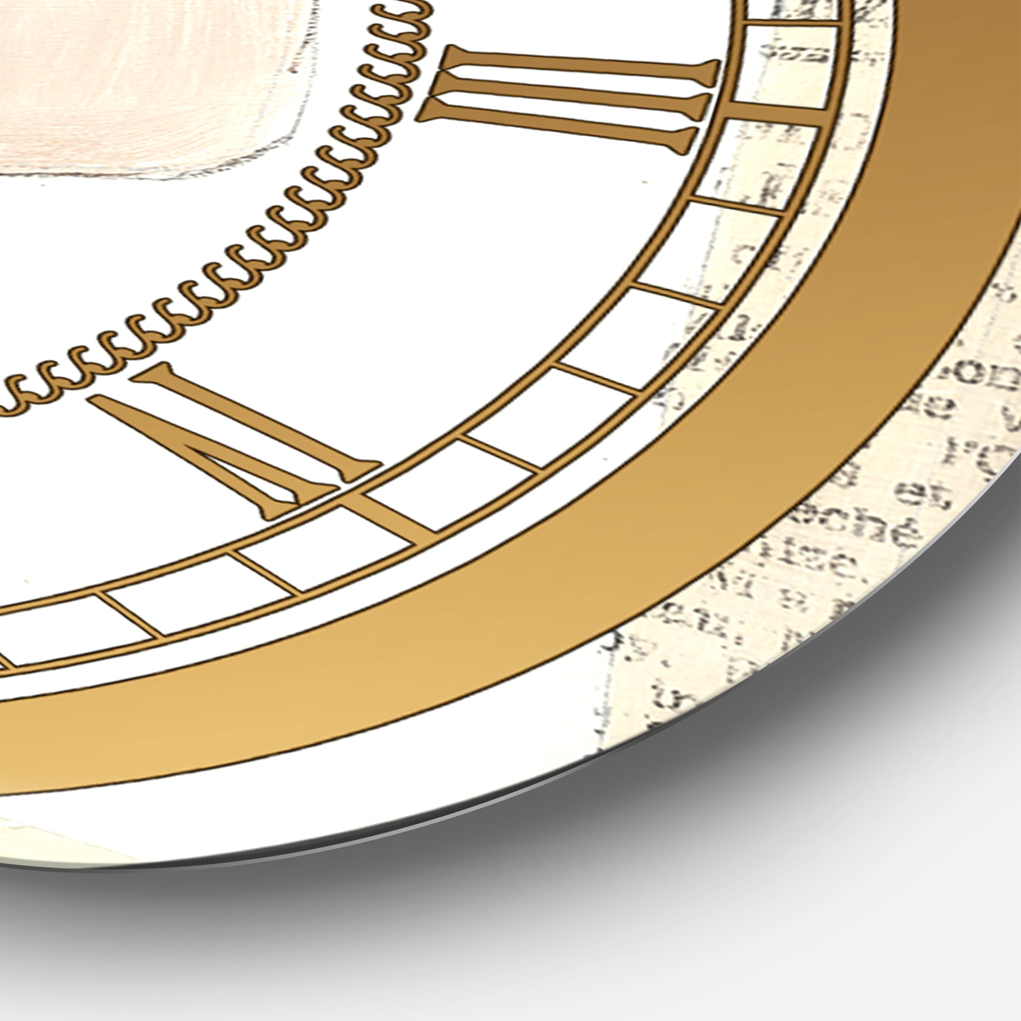 Designart 'Chic Galm Closet II' Glam Wall Clock