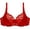 Red, variant on Bras for Women Bra Lace Designer with Double Front Detailing for Everyday Comfort and Support Black 40