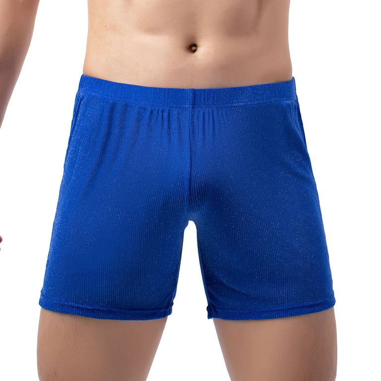 Simplmasygenix Men's Comfort Soft Boxer Brifts Underwear Men's Sexy  Underwear Solid Low Waist Flat Angle Swimming Pants Beach Lace Up Swimming  Pants Underwear 