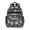 Football and Text Grey Pattern, variant on Football and Text Grey Pattern Cute School Backpack Bag for School with Padded Back and Adjustable Shoulder Straps 15.25"x11.5"x5.25"