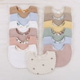 thumbnail image 6 of RYUJNDK Double Sided Baby Bibs Thick Layer Burp Cloth Bib for 0-3Y Infant Gender Neutral Drooling Bib Newborns Shower, 6 of 19