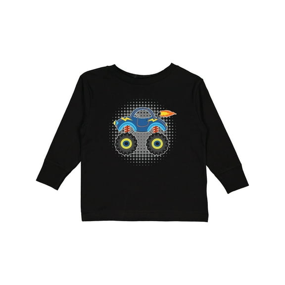 Inktastic Monster Truck for Boys Boys Long Sleeve Toddler T-Shirt