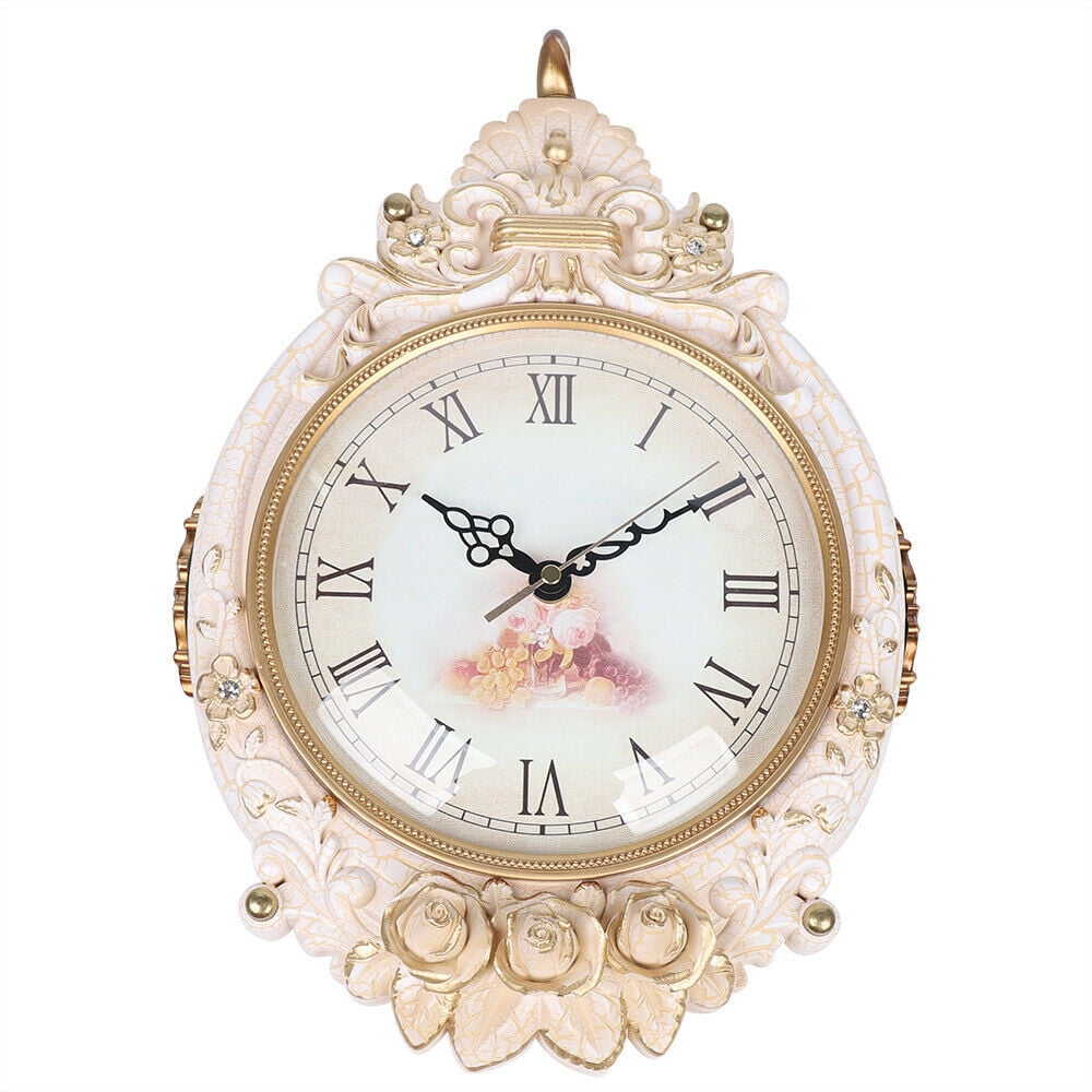 7.5" Vintage Style Double Sided Wall Clock Large Hanging Home Dining Study Decor