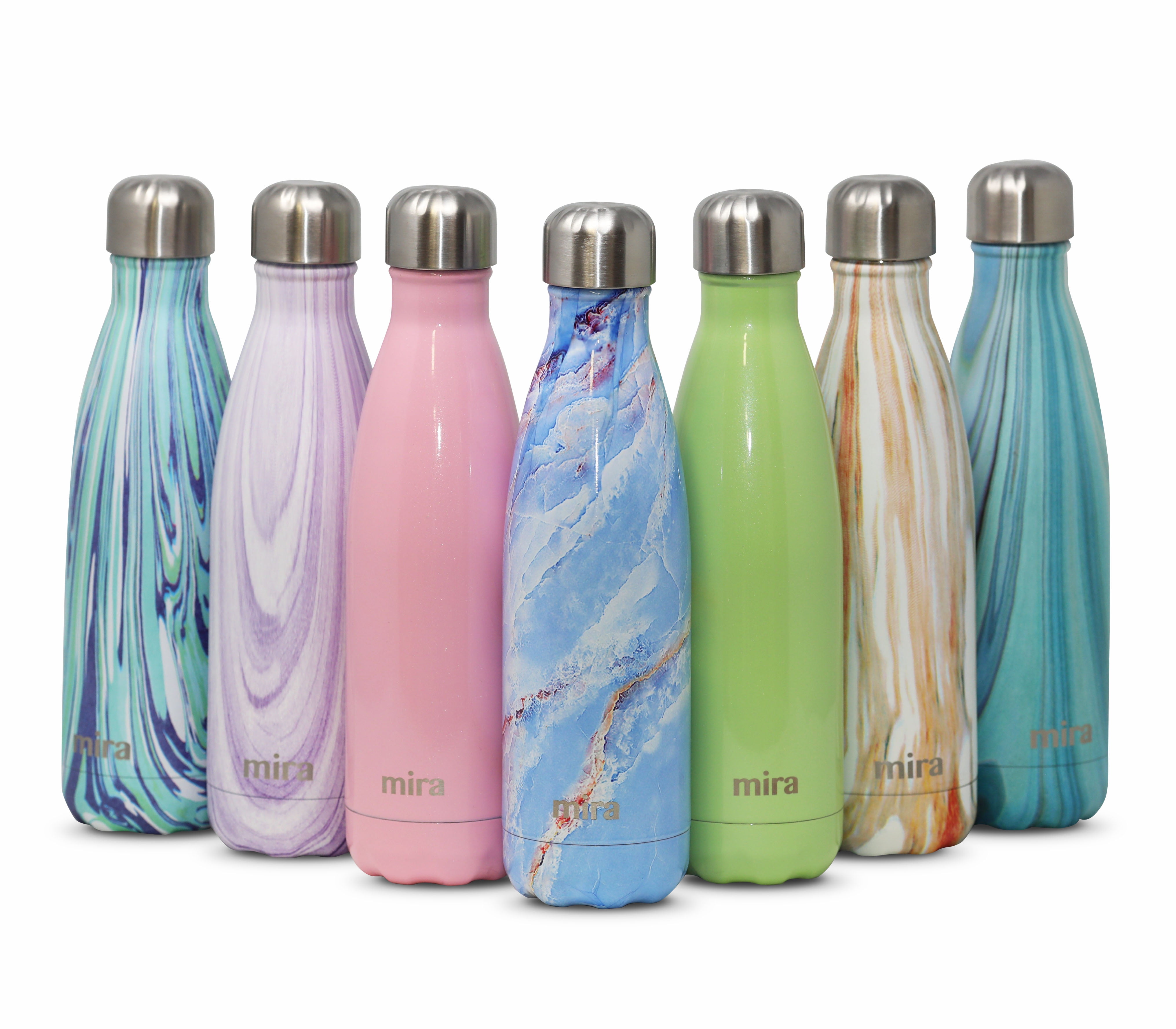 MIRA 17 oz Vacuum Insulated Travel Water Bottle | Leak-proof Double ...