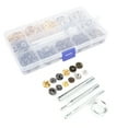 thumbnail image 2 of Oubit Leather Snap Buttons,120 Sets Leather Snap Leather Rivet Button Metal Press Studs Maximized Efficiency, 2 of 9