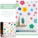 thumbnail image 4 of 1 juego de pegatinas de pared con flores, calcomanías decorativas para pared, calcomanías de pared para dormitorio de niñas, decoración de pared, 4 of 5