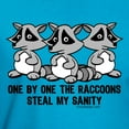 thumbnail image 3 of CafePress - One By One The Raccoons Men's Fitted T Shirt (Dark - Men's Fitted T-Shirt, 3 of 4