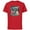Red, variant on Disney Alice in Wonderland Modern Storybook - Short Sleeve Cotton T-Shirt for Adults - Customized-Royal Heather