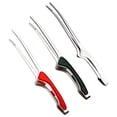 thumbnail image 3 of GOOHOCHY Pinzas para barbacoa de acero inoxidable de 3 piezas, resistentes, para ensaladas, pan, picnics y parrillas al aire libre., 3 of 8