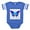 Royal Blue, variant on CafePress - Fantasy Butterfly 1 - Cute Infant Baby Football Bodysuit