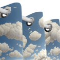 thumbnail image 3 of Sheeps Sky Clouds Curtains Black Out Curtains for Sliding Glass Doors Bedroom Living Room Bathroom 2 Panels Set, 3 of 5