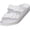 White, variant on NORTY Women's Indoor Outdoor 2 Strap Adjustable Buckles Slide Sandal 41956-9B(M)US (Grey)