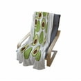 thumbnail image 4 of Avocado Soft Flannel Fleece Throw Blanket, Fruit Summer Healthy and Organic Food Themed Colorful Design, Cozy Plush for Indoor and Outdoor Use, 50" x 70", Green Brown Pale Yellow, by Ambesonne, 4 of 6